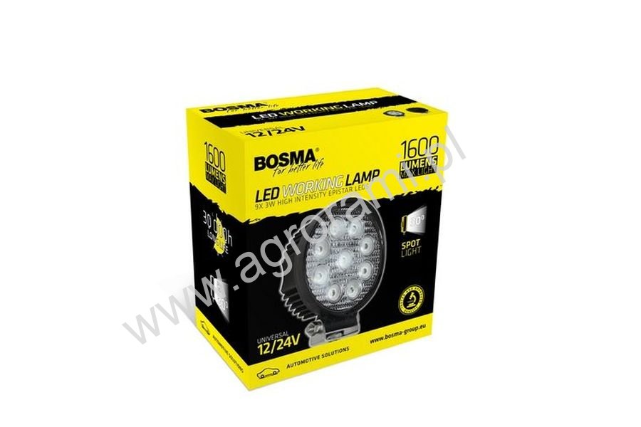 Lampa robocza okrągła LED BOSMA