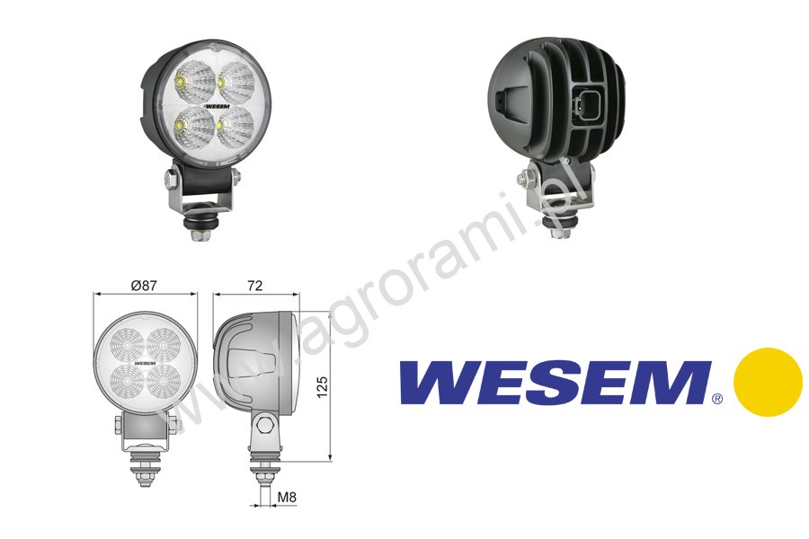 Lampa robocza LED WESEM 1500 lm