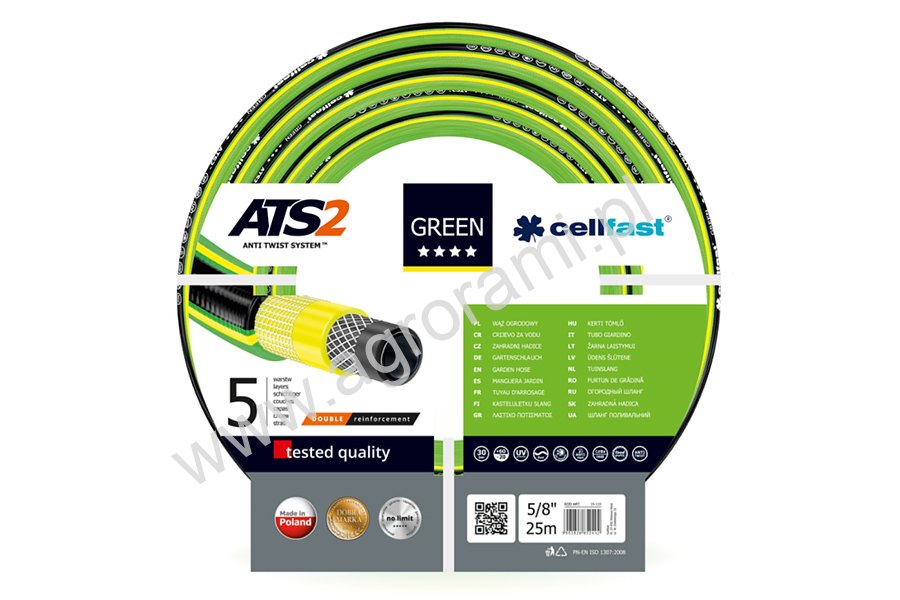 Wąż ogrodowy GREEN ATS2 5/8" - 25m Cellfast