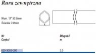 Rura, cytryna D30 T-3zew WEASLER