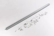 Spinka pasa MS25 stal galwanizowana 1metr, min śr.rolki 75mm, max wytrz. 450N/mm,grubość pasa 3.5-7.5mmm
