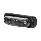 Lampa obrysowa owalna EMA34G-GRAPHITE wersja z podkładka gumową obrysowa boczna LED 12/24V przewód 2x0,75-0,5mb