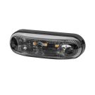 Lampa obrysowa owalna EMA34G-GRAPHITE obrysowa boczna LED12/24V przewód 2x0,75-0,5mb