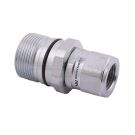 Szybkozłącze hydrauliczne skręcane wtyczka G1/2" BSP gwint wewnętrzny 300bar