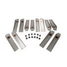 ZESTAW 12 ŁOPATEK WYSIEWAJĄCYCH INOX L=285MM ORYGINAŁ