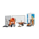 Zestaw akcesoriów budowlanych do prac drogowych