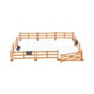 Ogrodzenia wybiegu dla koni brązowe