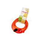 Przedłużacz 2x1mmx20m POMARAŃCZOWY