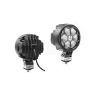 Lampa robocza LEDF fi117-50° 3000lm 12/24V (Cz+)+kratka,przew.0.5m,