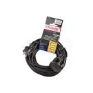 Przedłużacz gumowy 3x1.5mmx25m CZARNY