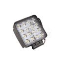 Lampa robocza LED kwadrat  10-30V/4000LM