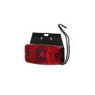 Lampa zespolona obrysowa tylna, 12V-24V + przewody 22cm LgY-S 0,75mm2, diody