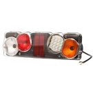 Lampa zespolona tylna prawa, 24V + przewody 60cm YLY-S 6x0,75mm2, diody