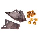 Zestaw 4 noży rozdrabniacza 91785655 CASE IH