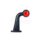 Lampa zespolona obrysowa przednio-tylna lewa, 12V-24V + przewody 18cm LgY-S 0,75mm2, diody