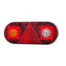 Lampa zespolona diodowa z trójkątem odblaskowym lewa -6 funkcyjna 12/24V