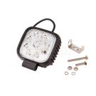 Lampa robocza kwadrat 9 LED 10-30V/27W 3600LM