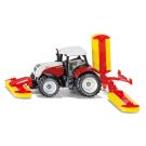 Traktor Steyr z kosiarkami marki Pöttinger Siku S1672