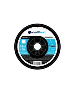 Żyłka na szpuli PREMIUM - kwadrat 2,4 mm 400 m