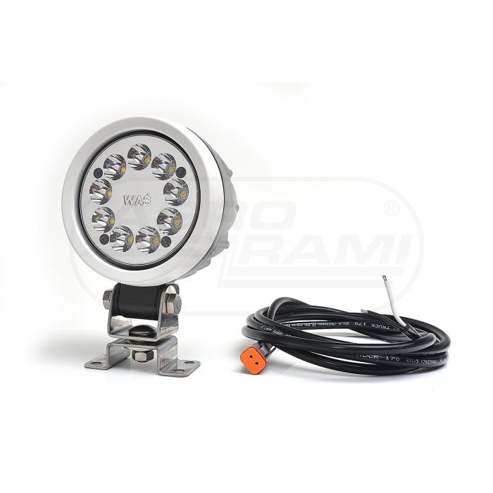 Lampa robocza W162 7000lm 12V-70V światło skupione ze złączem Deutsch