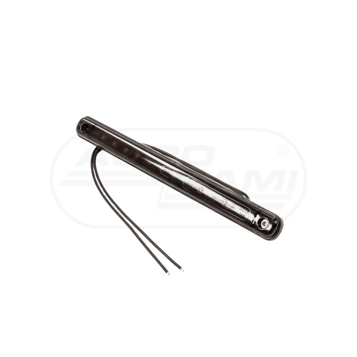 Lampa pozycyjna przednia W276 BLACK 12led 12-24V niska długa