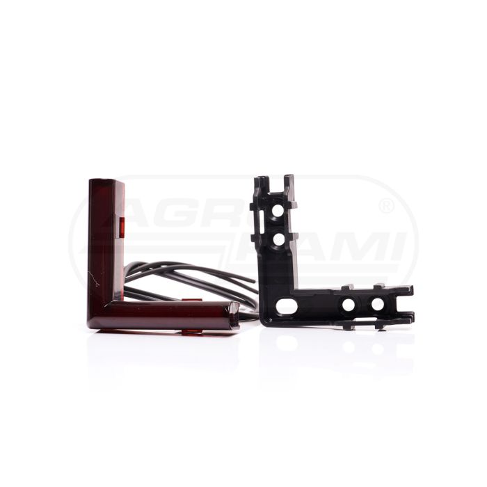 Lampa pozycyjna tylna W280/56x56 BLACK 12-24V