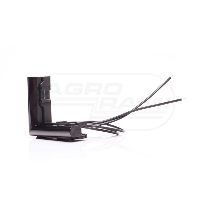 Lampa pozycyjna boczna W280/56x56 BLACK 12-24V