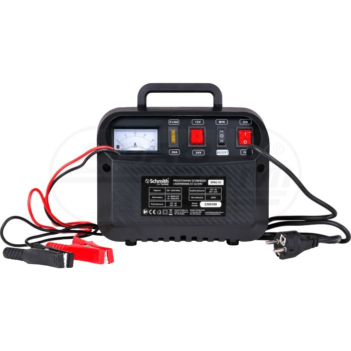 Prostownik szybkiego ładowania 15 12/24V