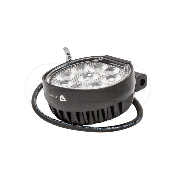 Lampa robocza 36LED, 36W, okrągła, rozproszona