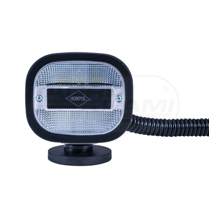 Lampa robocza HOR142 LED12/24V-10W-przewód spiralny 8mb-światło rozproszone 120lm