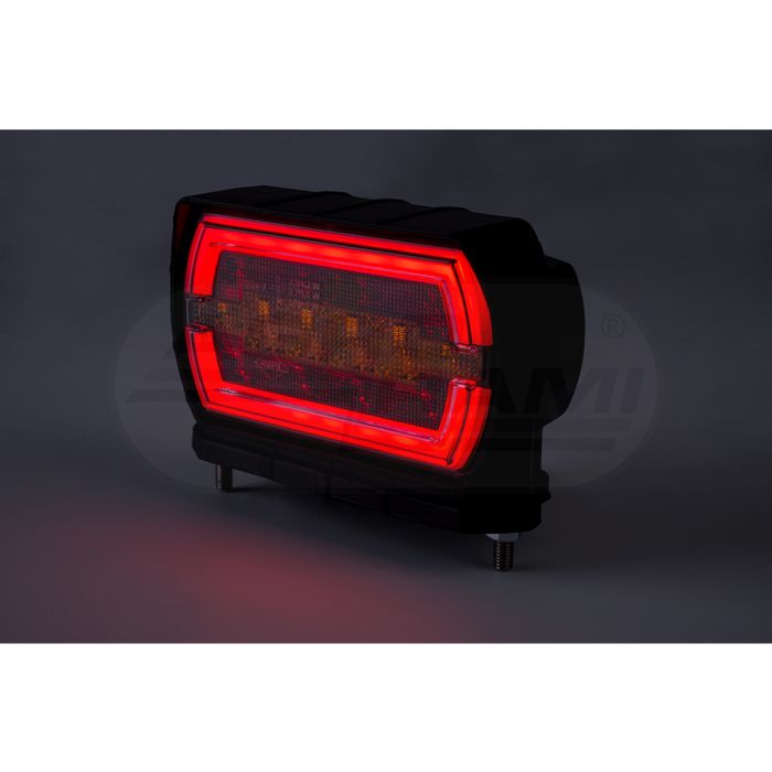 Lampa zespolona tylnaCLEO HOR115N pozycyjne tylne NEON LED12/24V wesja z dolnym mocowaniem przewód 4x0,5mm-1mb