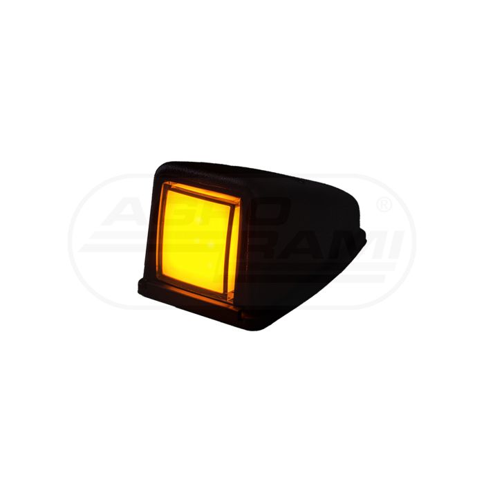 Lampa ozdobna pomarańczowa HOR44A wersja narożna dachowa NEON LED12/24V przewód2x0,75mm-0,3mb
