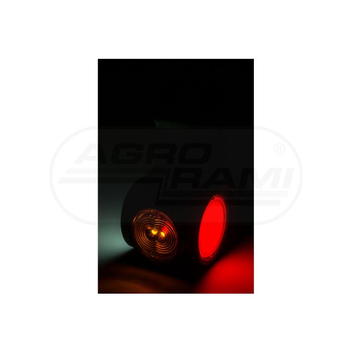 Lampa obrysowa potrójna HOR77 NEON prawa wisząca diodowa 12/24V przewód2x0,75-0,6mb