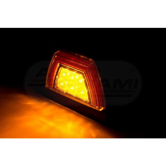 Lampa zespolona tylna HOR138 dachowa NEON led 12/24V przewód3x0,5mm-0,5mb
