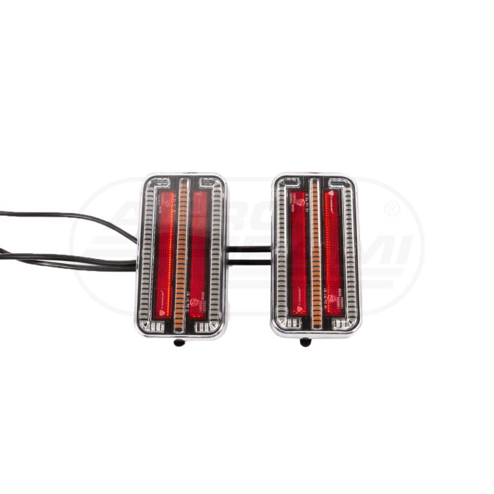 Lampy tylne zespolone na magnes, 3 funkcje, 12-24V (kabel 7,5m)