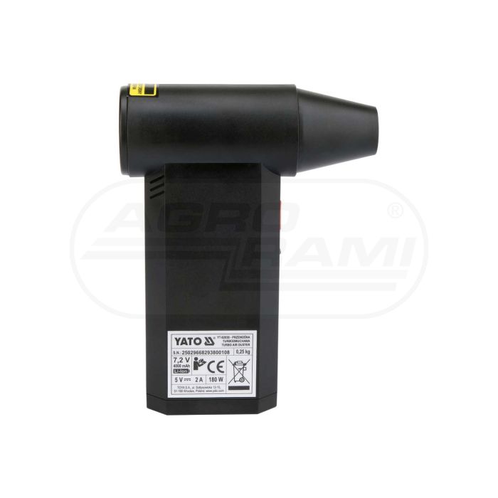 Mini turbo dmuchawa 135000 obr/min 4000mAh