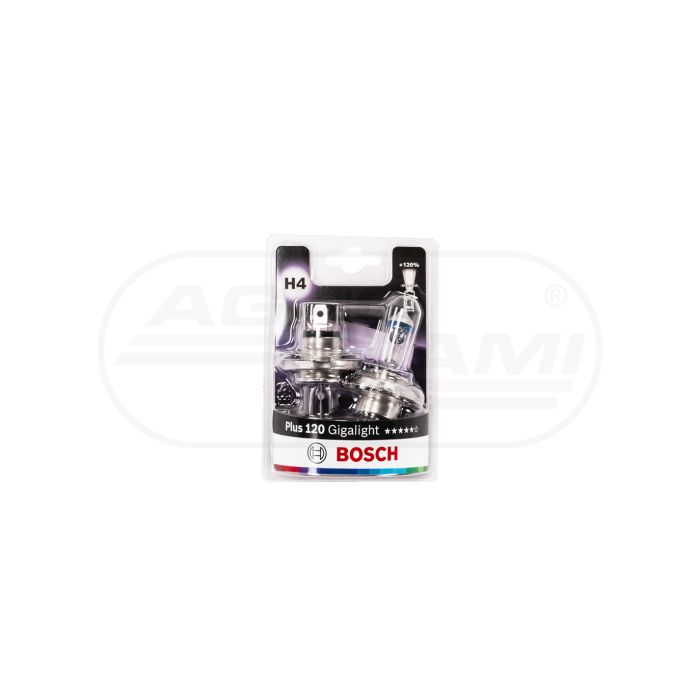 Żarówka H4 Gigalight +120 12V 60/55W 2 sztuki 1987301425 BOSCH