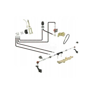 Wspomaganie kpl.C-330 oś okrągła siłownik poprzeczny