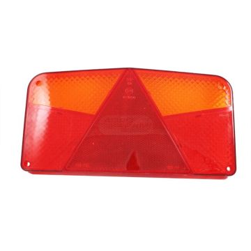 Klosz lampy zespolonej z trójkątem odblaskowym z 2 kierunkowskazami PRAWY