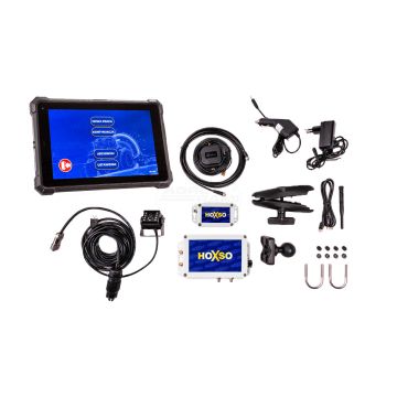 Nawigacja rolnicza zestaw rozszerzony MAX tablet 10” + moduł żyroskopu HOXSOIMU + moduł główny HOXSOBOX + kamera + akcesoria +-2cm