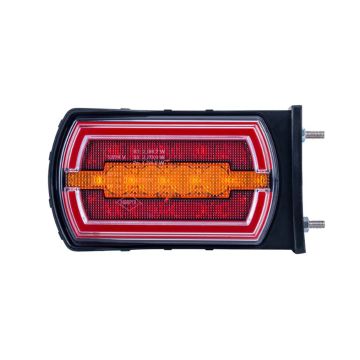Lampa zespolona tylna CLEO HOR115N POZYCYJNE TYLNE NEON LED 12/24V wersja z bocznym mocowaniem przewód 4x0,5mm-1mb