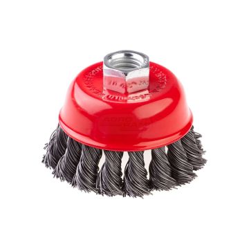 Szczotka doczołowa z nakrętką M14 Schmith 60mm