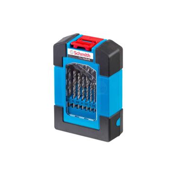 Komplet wierteł do metalu HSS 19 sztuk Schmith