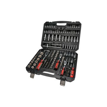 Zestaw narzędzi 1/4" 3/8" 1/2" 182 cz