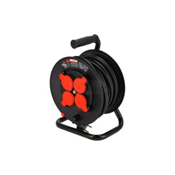 Przedłużacz bębnowy 3x1,5mm gumowy 20mb