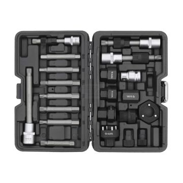 Kompletny zestaw kluczy do alternatora ze sprzęgłem – 22 elementy