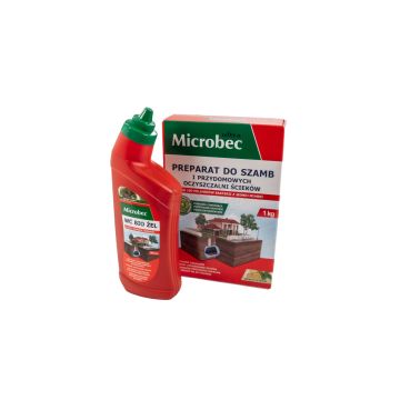 Zestaw Microbec ULTRA 1kg + Microbec Wc BIO Żel 500 ml - BROS