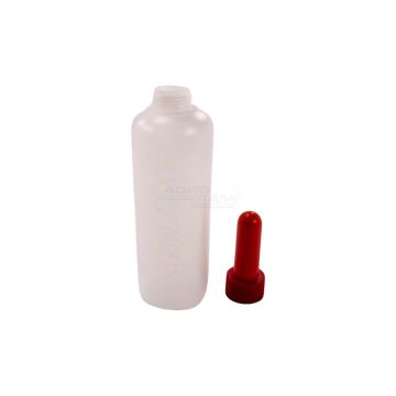 Butelka ze smoczkiem dla cieląt bez uchwytu 1 L. z podziałką