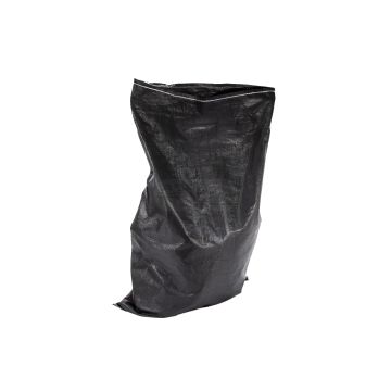 Worek czarny 25kg, 50x80 cm polipropylenowy Mocny 49gr