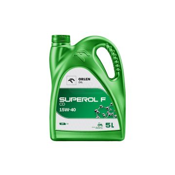 Olej SUPEROL F CD 15W-40 ORLEN OIL 5 L QFO854B50